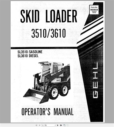 gehl skid steer sl3610|gehl skid steer specifications.